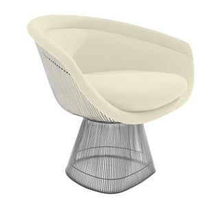Platner Lounge Chair lounge chair Knoll Nickel Pearl Classic Boucle +$164.00 