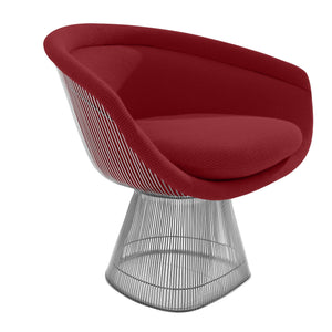 Platner Lounge Chair lounge chair Knoll Nickel Cayenne Classic Boucle +$164.00 