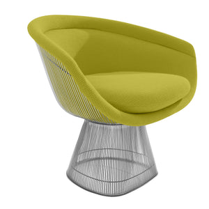 Platner Lounge Chair lounge chair Knoll Nickel Chartreuse Classic Boucle +$164.00 