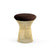 Platner Stool - Gold Stools Knoll Knoll Velvet - Espresso 