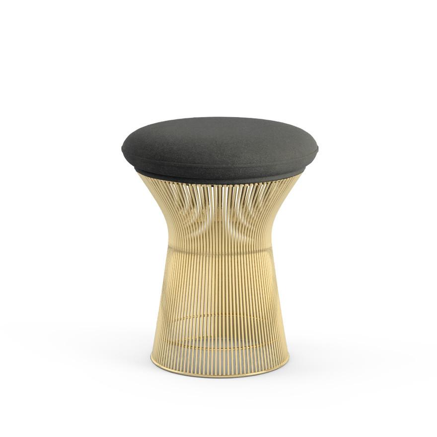 Platner Stool - Gold Stools Knoll Knoll Velvet - Graphite 