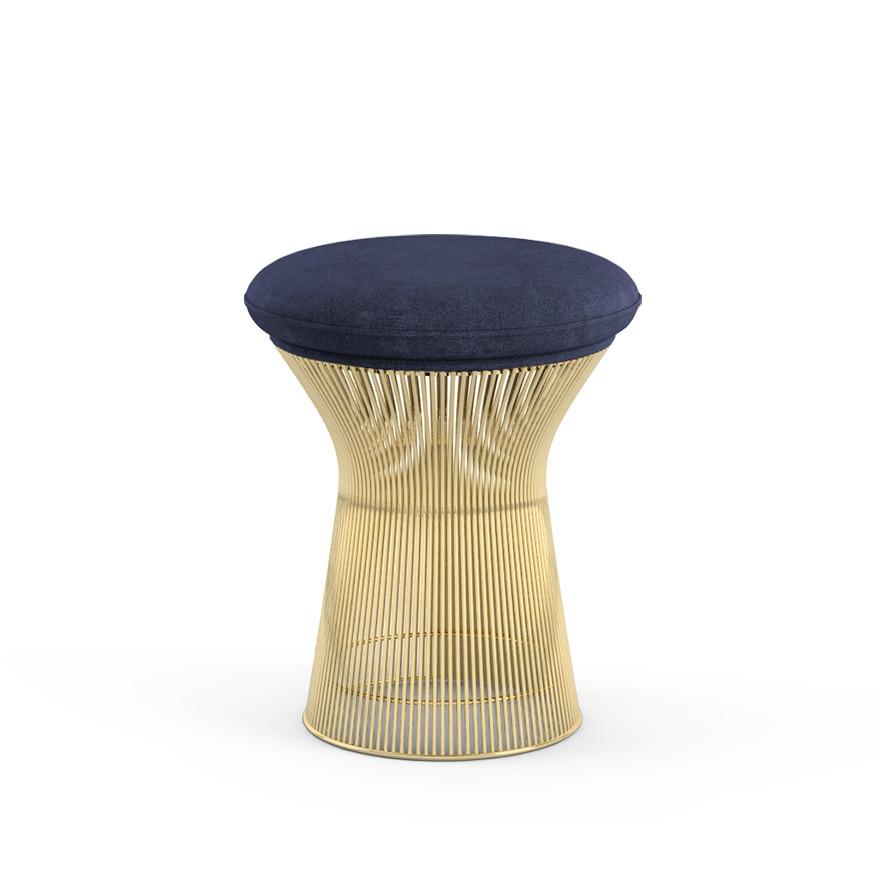 Platner Stool - Gold Stools Knoll Circa - Blue 