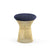 Platner Stool - Gold Stools Knoll Circa - Blue 