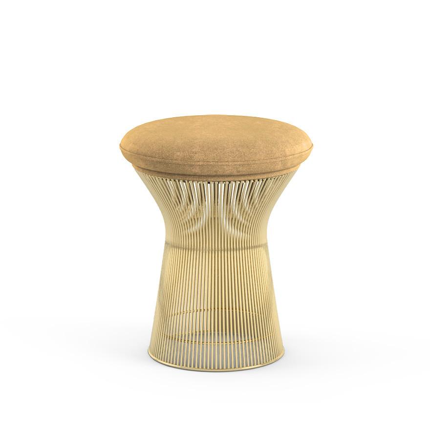 Platner Stool - Gold Stools Knoll Circa - Camel 