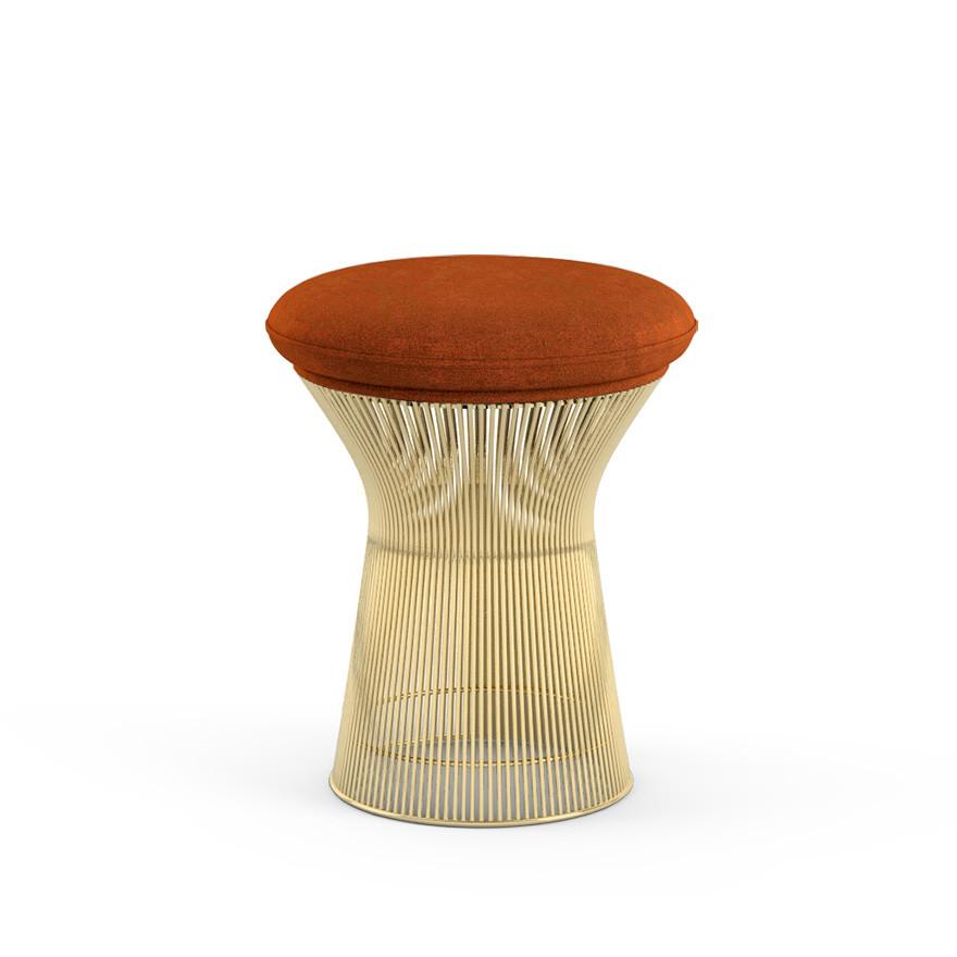 Platner Stool - Gold Stools Knoll Circa - Brick 