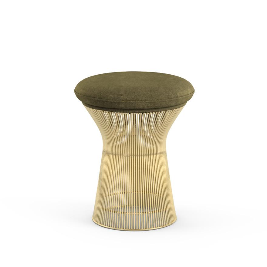 Platner Stool - Gold Stools Knoll Circa - Olive 