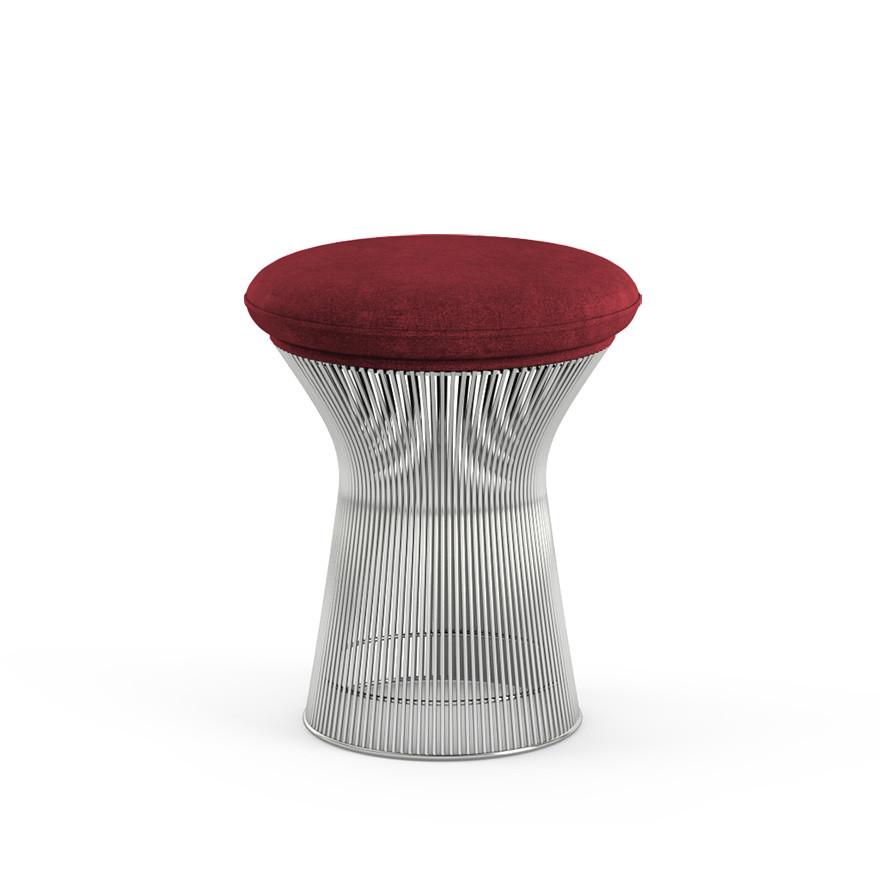 Platner Stool Stools Knoll Polished Nickel Circa - Bordeaux 