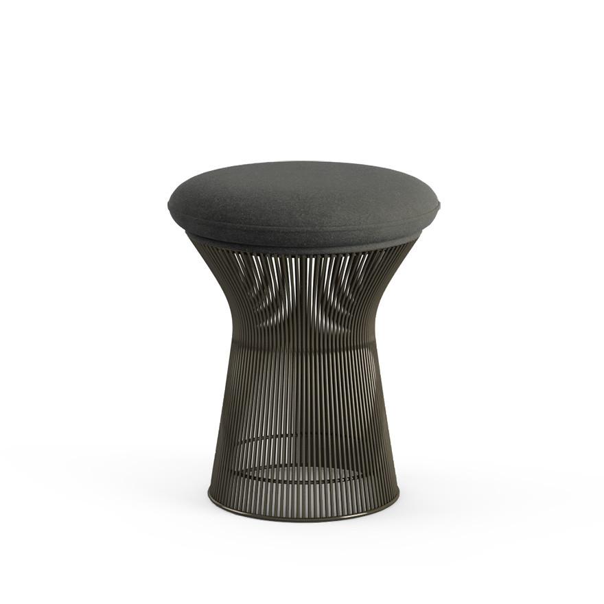 Platner Stool Stools Knoll Metallic Bronze Knoll Velvet - Graphite 