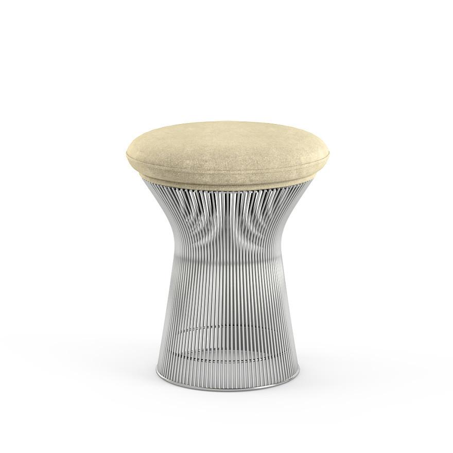 Platner Stool Stools Knoll Polished Nickel Circa - Ivory 