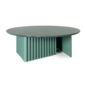 Plec Round Coffee Table Coffee Tables RS Barcelona Large Green Aver Marble 