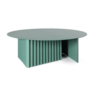 Plec Round Coffee Table Coffee Tables RS Barcelona Large Green Steel 