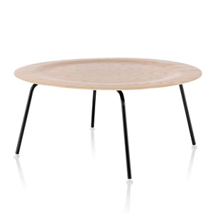 Eames Molded Plywood Coffee Table - Metal Base Coffee Tables herman miller White Ash +$50.00 Black Base 