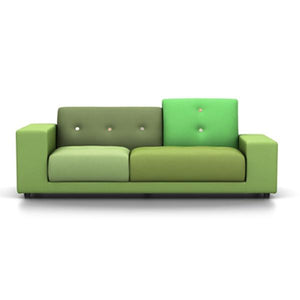 Polder Compact Sofa sofa Vitra low armrest right (sitting left) green 