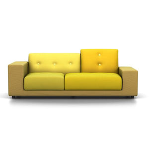 Polder Compact Sofa sofa Vitra low armrest right (sitting left) golden yellow 