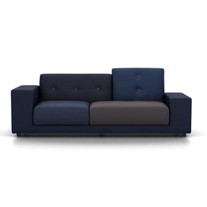 Polder Compact Sofa sofa Vitra low armrest right (sitting left) night blue 
