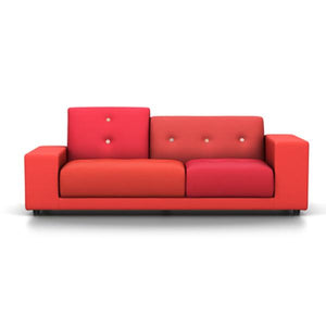 Polder Compact Sofa sofa Vitra low armrest left (sitting right) red 