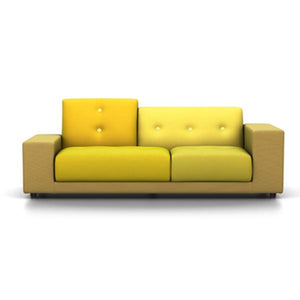 Polder Compact Sofa sofa Vitra low armrest left (sitting right) golden yellow 