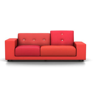 Polder Compact Sofa sofa Vitra low armrest right (sitting left) red 