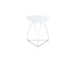 Polygon Wire Table table herman miller 18-inch Diameter Top x 20-inches High +$20.00 Triangle Top White Finish