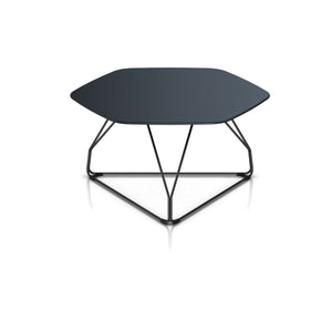 Polygon Wire Table table herman miller 32-inch Diameter Top x 18-inches High +$350.00 Hexagon Top Black Finish
