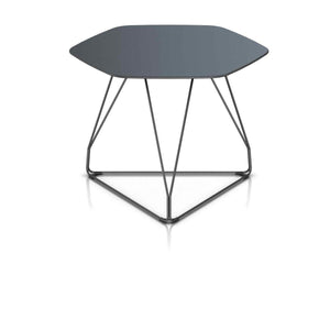 Polygon Wire Table table herman miller 32-inch Diameter Top x 26-inches High +$380.00 Hexagon Top Graphite Finish