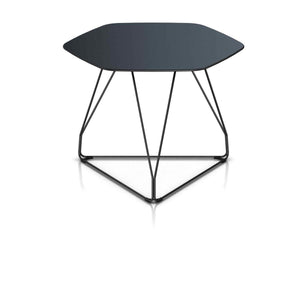 Polygon Wire Table table herman miller 32-inch Diameter Top x 26-inches High +$380.00 Hexagon Top Black Finish