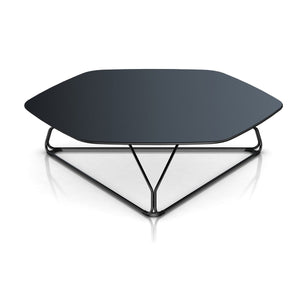 Polygon Wire Table table herman miller 46-inch Diameter Top x 14-inches High +$640.00 Hexagon Top Black Finish
