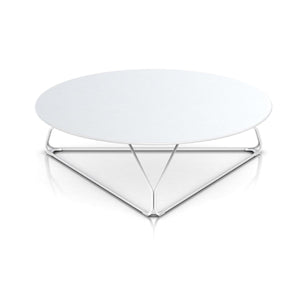 Polygon Wire Table table herman miller 46-inch Diameter Top x 14-inches High +$640.00 Round Top White Finish