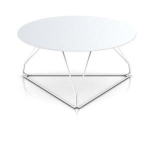 Polygon Wire Table table herman miller 46-inch Diameter Top x 22-inches High +$680.00 Round Top White Finish