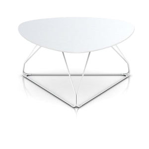 Polygon Wire Table table herman miller 46-inch Diameter Top x 22-inches High +$680.00 Triangle Top White Finish