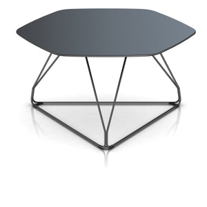 Polygon Wire Table table herman miller 46-inch Diameter Top x 26-inches High +$720.00 Hexagon Top Graphite Finish