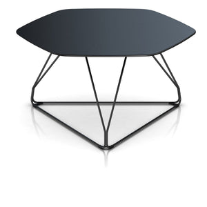 Polygon Wire Table table herman miller 46-inch Diameter Top x 26-inches High +$720.00 Hexagon Top Black Finish
