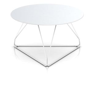 Polygon Wire Table table herman miller 46-inch Diameter Top x 26-inches High +$720.00 Round Top White Finish