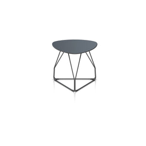 Polygon Wire Table table herman miller 18-inch Diameter Top x 16-inches High Triangle Top Graphite Finish