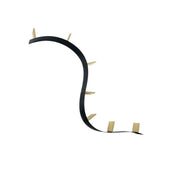 Bookworm storage Kartell Short Matte Black/Gold 