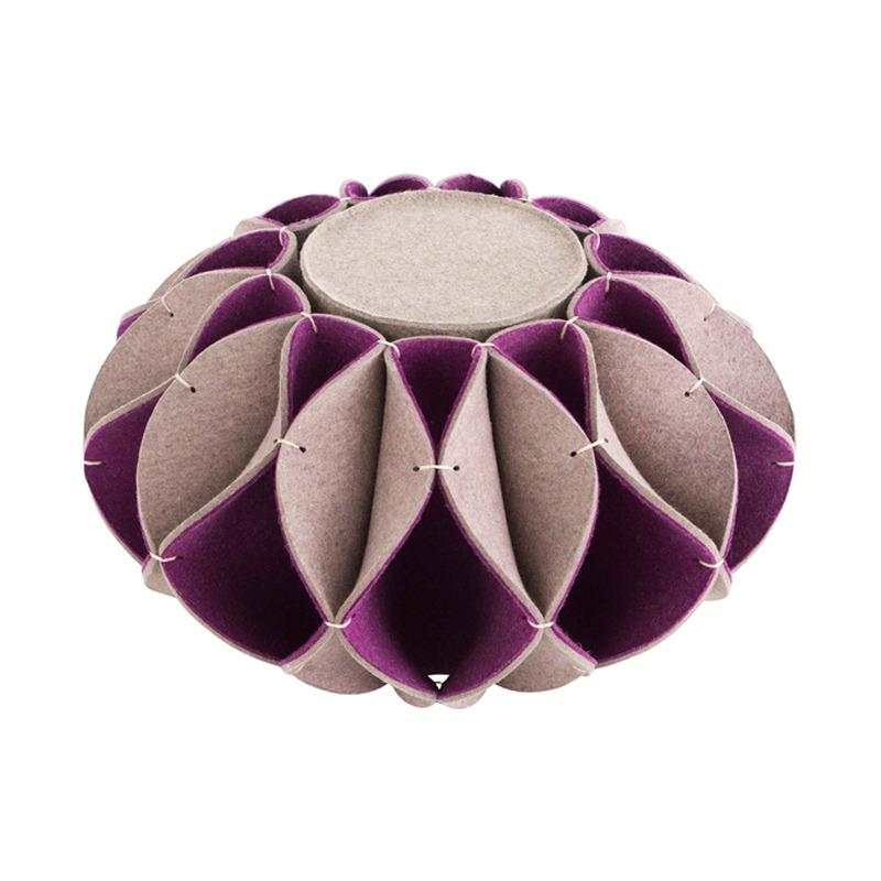 Ruff High Pouf Pouf Gan Purple 