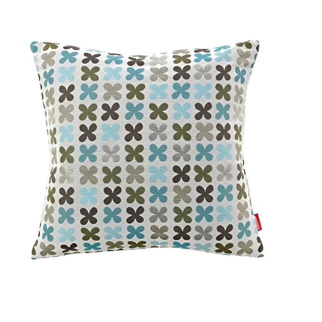 Quatrefoil Pillow (Set of 2) Pillows Maharam Silver Color Pattern 