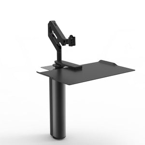 QuickStand Under Desk Desks humanscale Black M8 Monitor Arm Mount (Arm Sold Separately) 