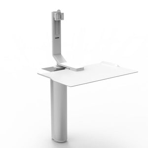 QuickStand Under Desk Desks humanscale White Single Monitor Mount (5" of manual adjustment) + $110.00 