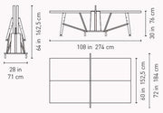 RS#Ping-Pong Folding Table table RS Barcelona 