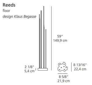 Reeds Single Floor IP68 Floor Lamps Artemide 