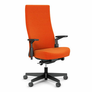Remix High Back Chair task chair Knoll Height Adjustable Plastic Orange