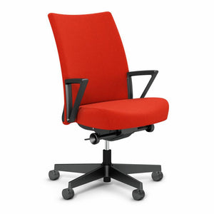 Remix Work Chair task chair Knoll Plastic Loop Plastic Red
