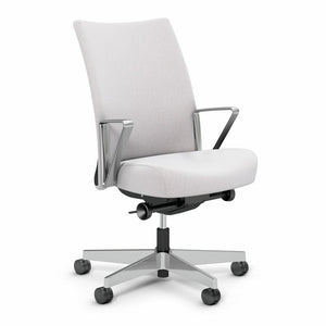 Remix Work Chair task chair Knoll Aluminum Loop Polished Aluminum Stone