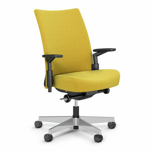 Remix Work Chair task chair Knoll Height Adjustable Polished Aluminum Parrot