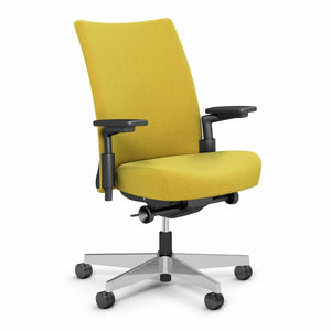 Remix Work Chair task chair Knoll High Performance Polished Aluminum Parrot