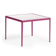 Richard Schultz 1966 Square Dining Table Dining Tables Knoll Plum 28" x 28"/White Porcelain Top 