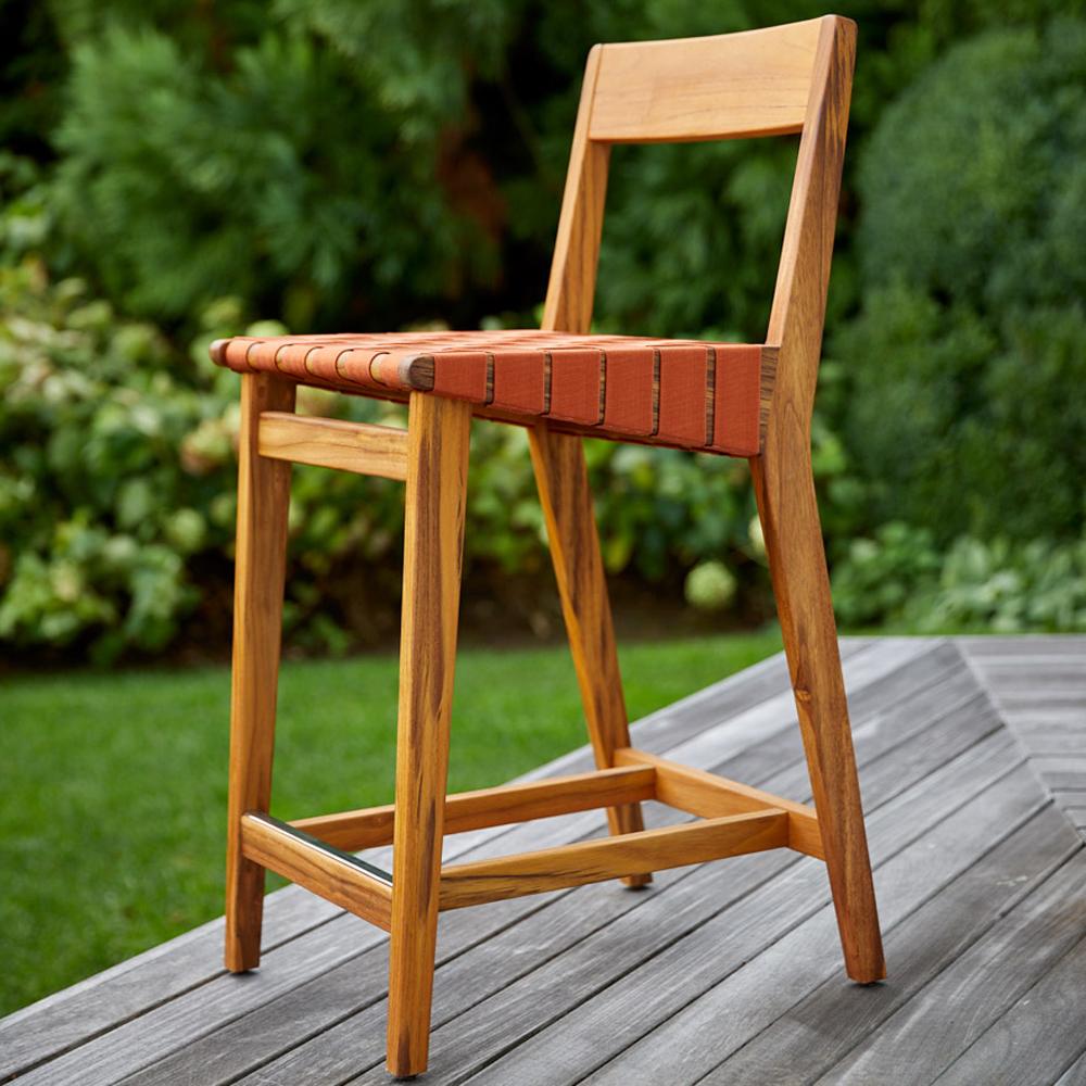 Risom Outdoor Barstool bar seating Knoll 