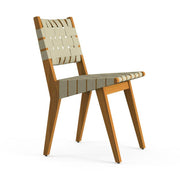 Risom Outdoor Side Chair Outdoors Knoll Antique Beige Sunbrella Webbing 