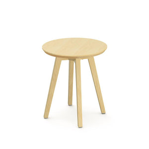 Risom Round Side Table side/end table Knoll Maple 
